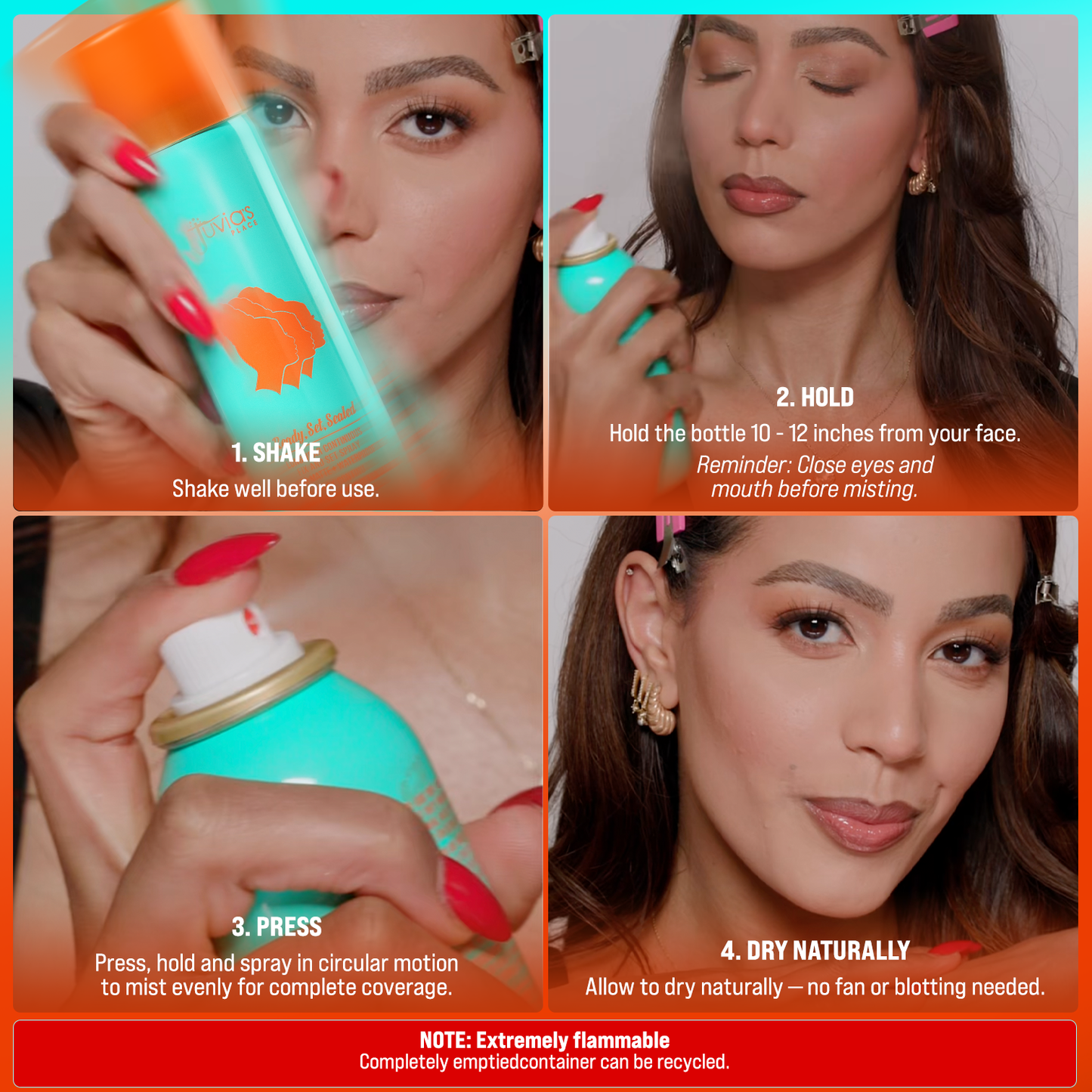 Ready, Set, Sealed Longwear Continuous Fix and Set Spray - Ultra Matte + Waterproof
